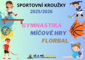 Sportovní kroužky na naší škole 2025/2026
