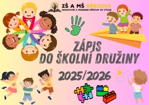 Zápis do školní družiny pro školní rok 2025/2026