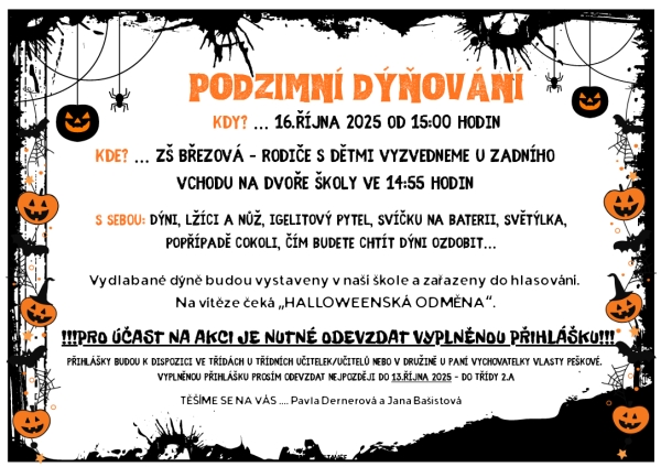 Dýňování 2025