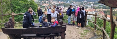 Zářijové toulky přírodou Děčínska: Jak 8.A objevovala vyhlídky a tajemství mloků