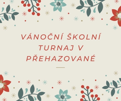 Vánoční školní turnaj v přehazované