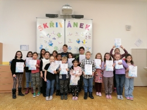 Školní kolo pěvecké soutěže Skřivánek